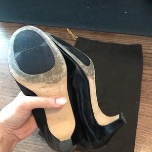 Escarpins Anyi Lu En Cuir Véritable - Noir - Pointure 42.5 EU (US 11.5-12) - Fabriqué à La Main En Italie